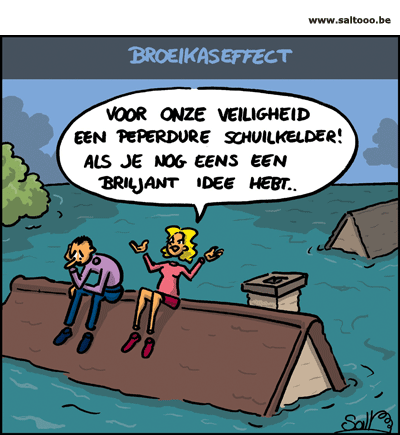 Broeikaseffect doet het water stijgen