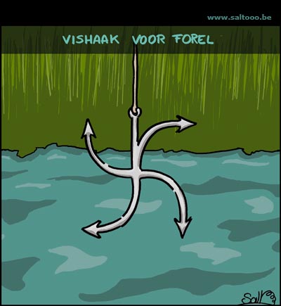 Dankzij Hitler en Jeroen Meus weten we nu hoe forel te vangen