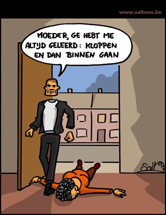Een ouder hoopt altijd zijn kinderne goeie manieren mee te geven
