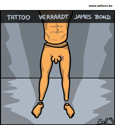 James Bond 007 heeft een tattoo