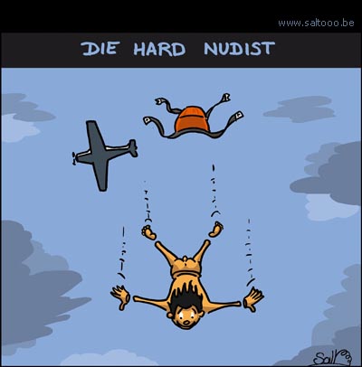 Die hard nudist