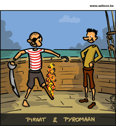 Piraat en pyromaan
