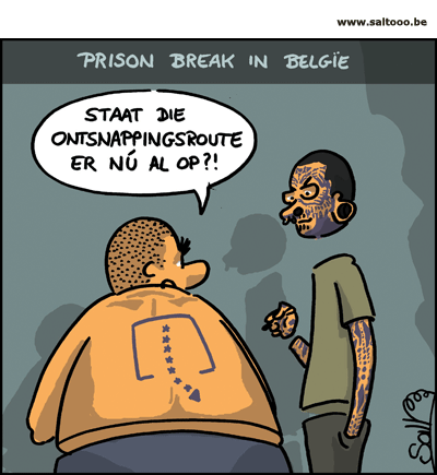 Prison break in Belgie 
