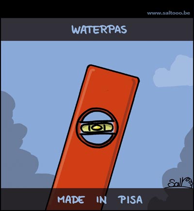 Waterpas made in pisa