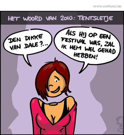 Tentsletje is gekozen als het woord van 2010