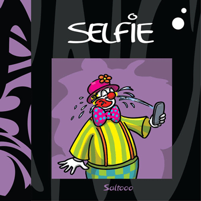 Thema van de cartoon op deze pagina: Saltooo brengt zijn tweede cartoonbundel: Selfie, klik op de cartoon om naar de volgende te gaan